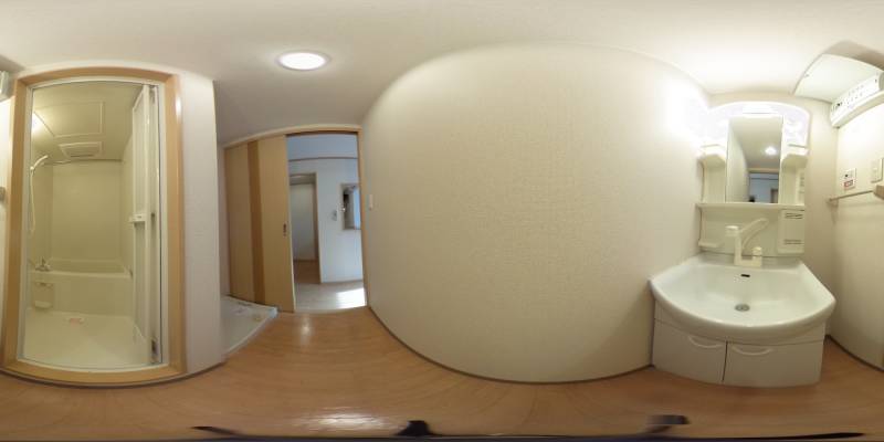 パノラマ画像洗面所