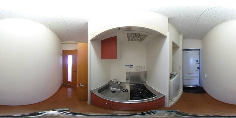 パノラマ画像キッチン