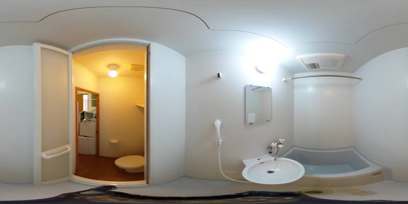 パノラマ画像バスルーム