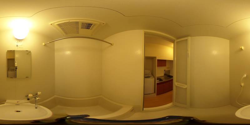パノラマ画像バスルーム