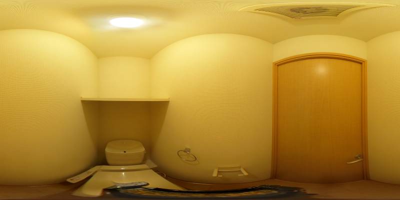 パノラマ画像トイレ