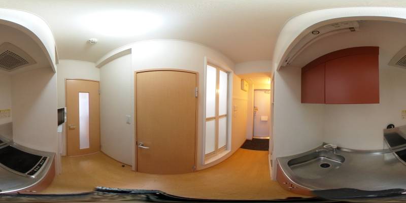 パノラマ画像キッチン