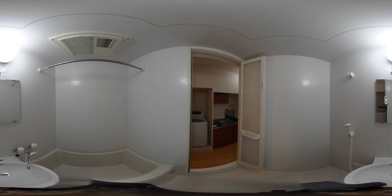 パノラマ画像バスルーム