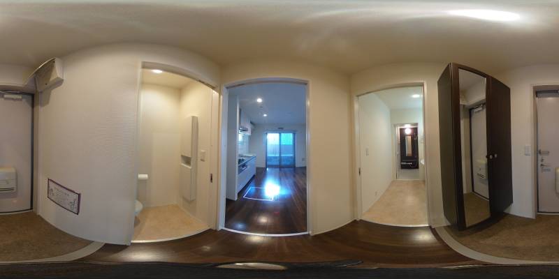 パノラマ画像玄関