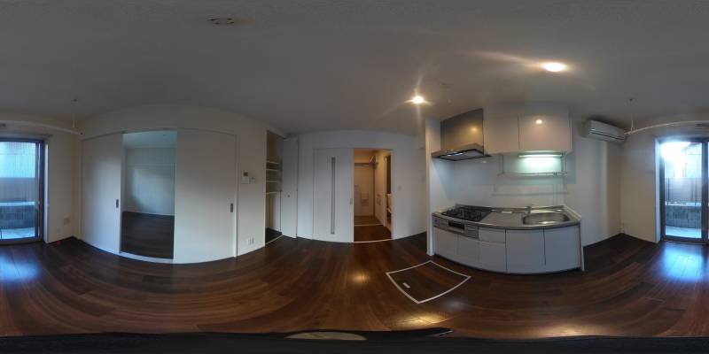 パノラマ画像リビング