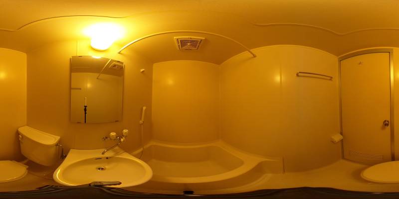 パノラマ画像バスルーム