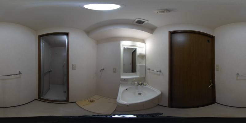 パノラマ画像洗面所