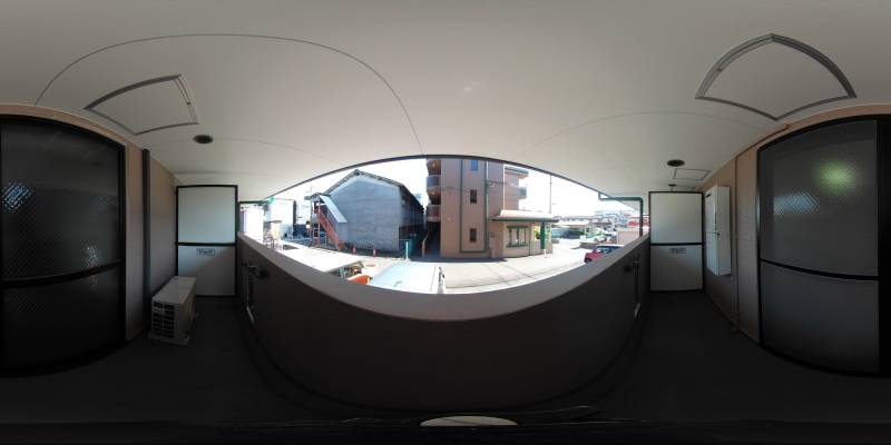 パノラマ画像バルコニー