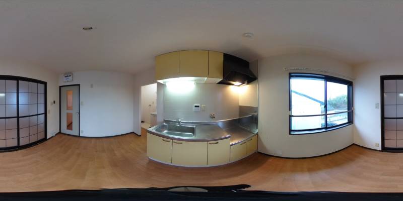 パノラマ画像キッチン