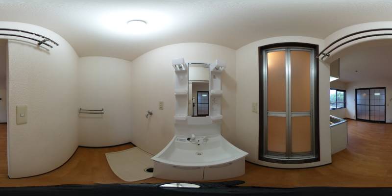 パノラマ画像洗面所