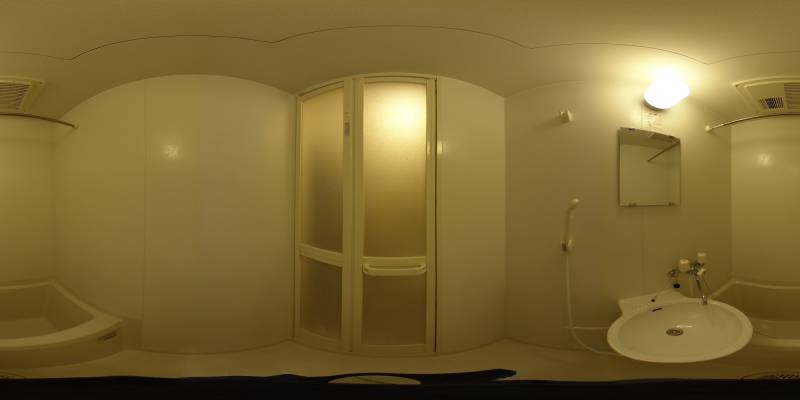 パノラマ画像バスルーム