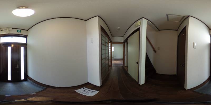 パノラマ画像玄関