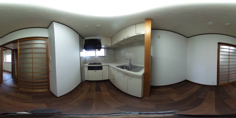 パノラマ画像キッチン