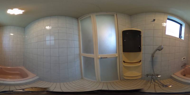 パノラマ画像バスルーム