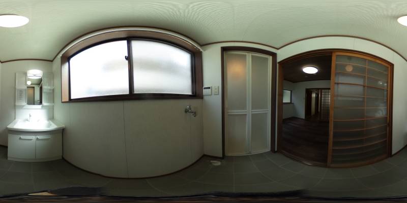 パノラマ画像洗面所