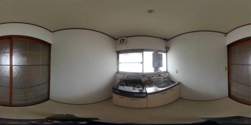 パノラマ画像キッチン