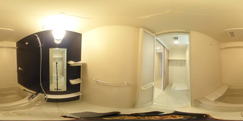 パノラマ画像バスルーム