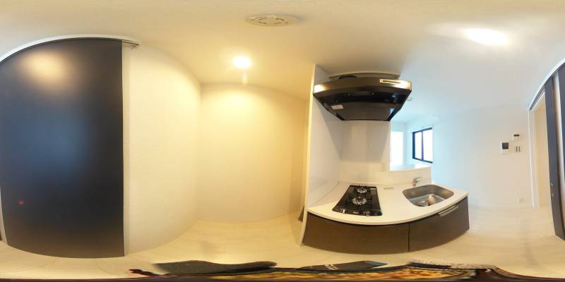 パノラマ画像キッチン