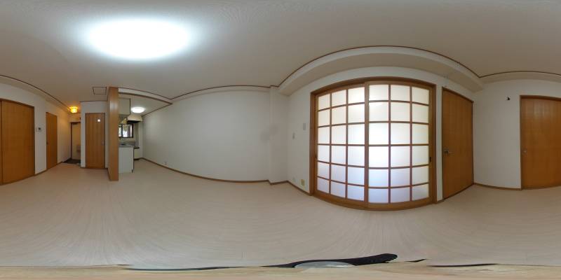 パノラマ画像リビング