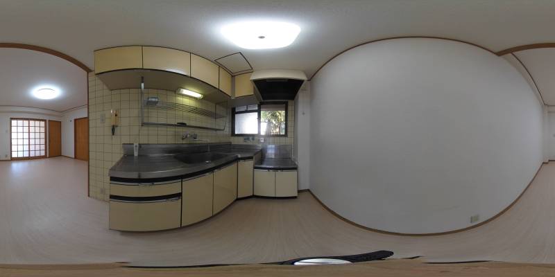 パノラマ画像キッチン