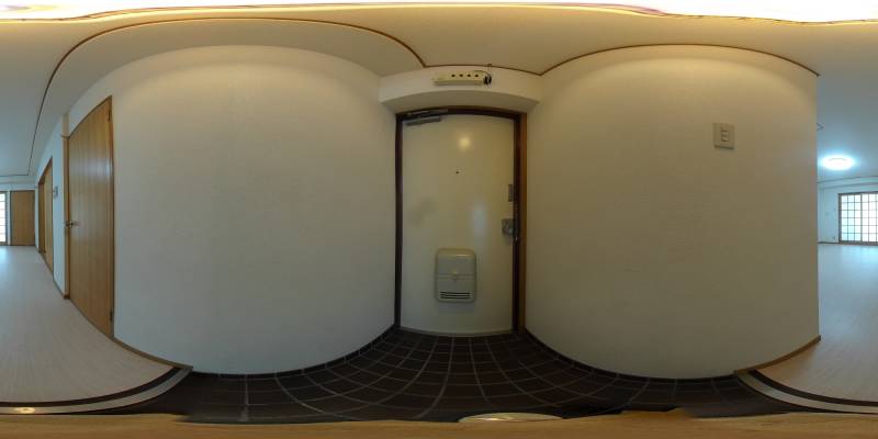 パノラマ画像玄関