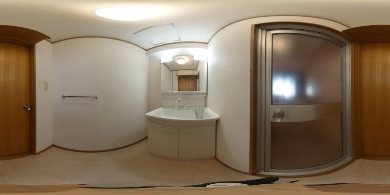 パノラマ画像洗面所