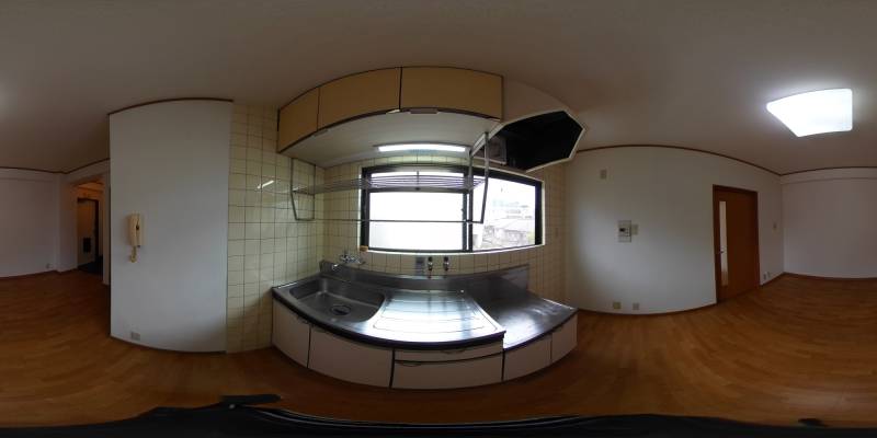 パノラマ画像キッチン