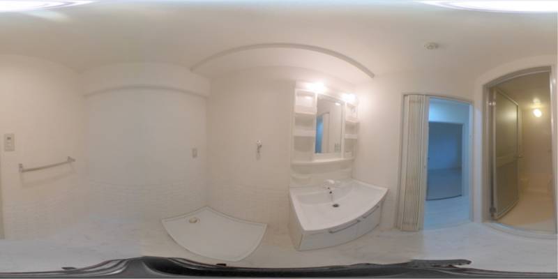 パノラマ画像洗面所