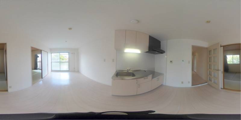 パノラマ画像リビング