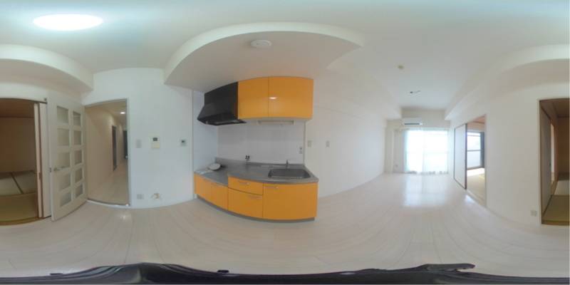 パノラマ画像リビング