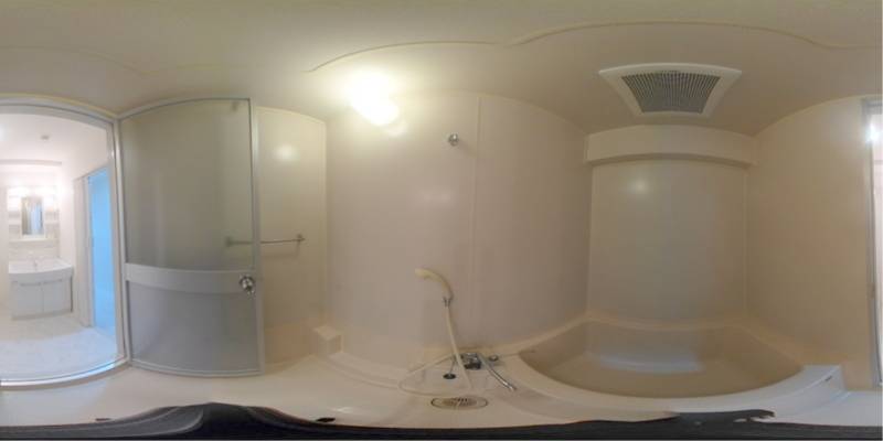 パノラマ画像バスルーム