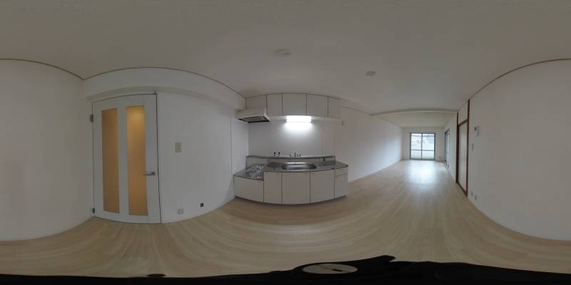 パノラマ画像キッチン