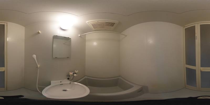 パノラマ画像バスルーム