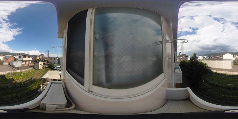 パノラマ画像バルコニー