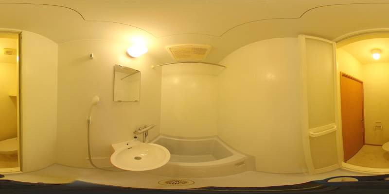 パノラマ画像バスルーム