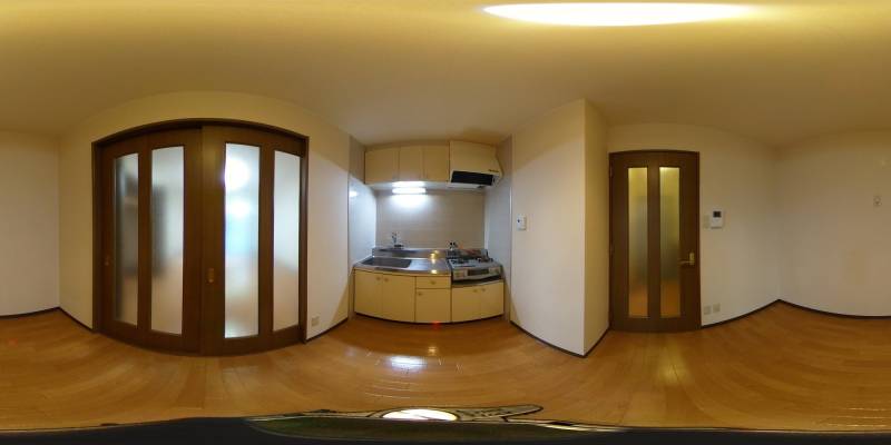 パノラマ画像キッチン