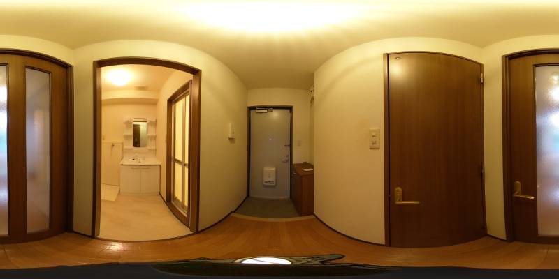 パノラマ画像玄関