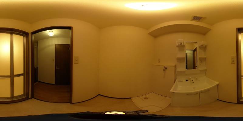 パノラマ画像洗面所