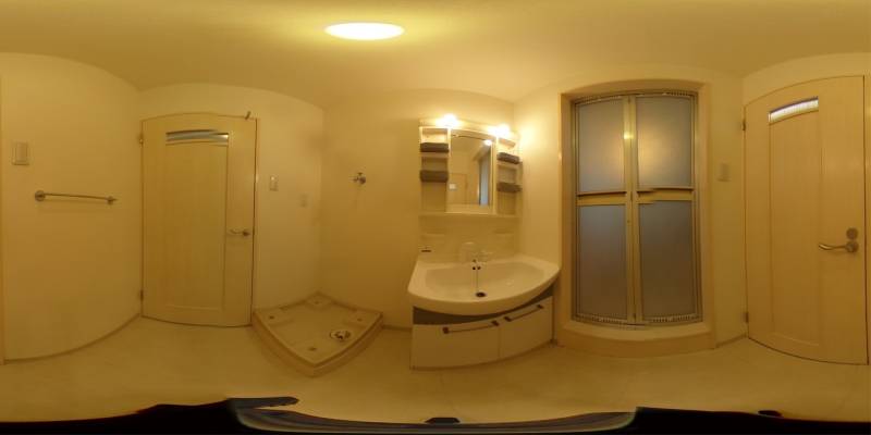 パノラマ画像洗面所