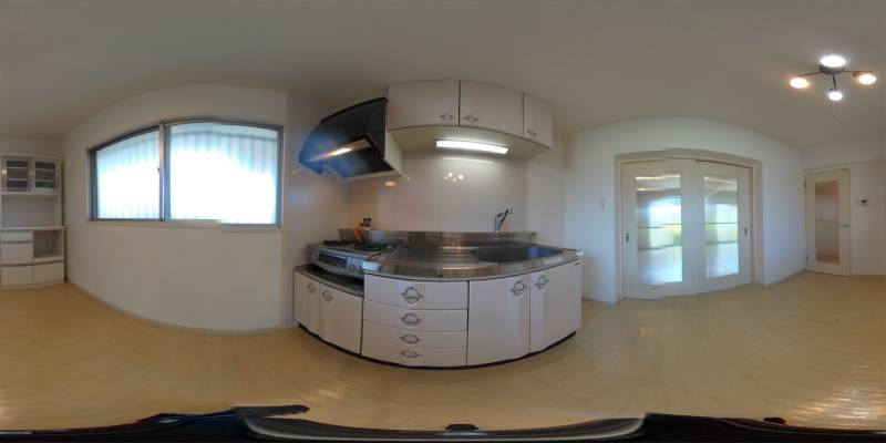 パノラマ画像キッチン