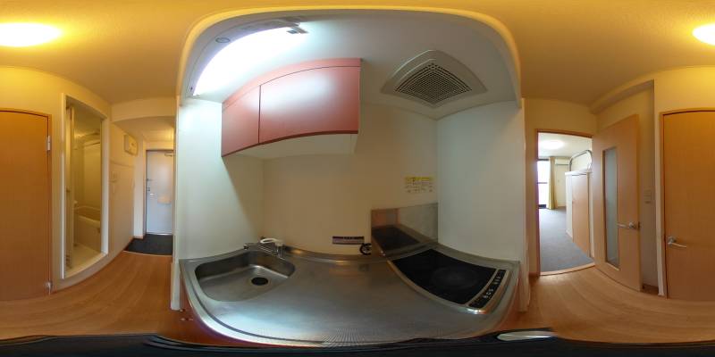 パノラマ画像キッチン