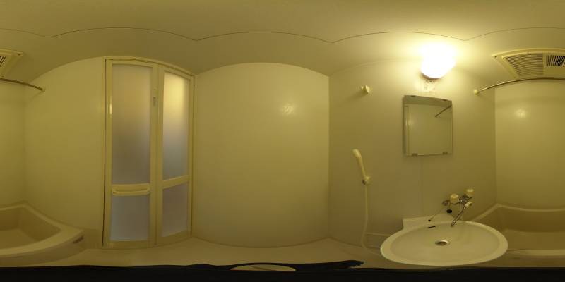 パノラマ画像バスルーム