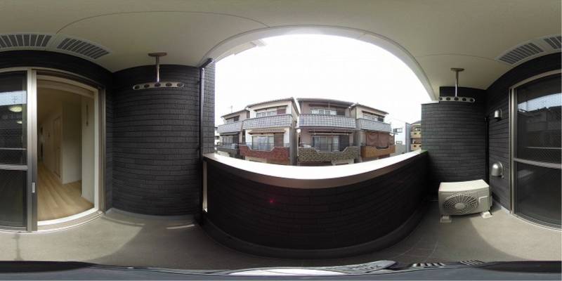 パノラマ画像洗面所