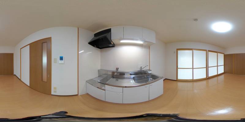 パノラマ画像キッチン