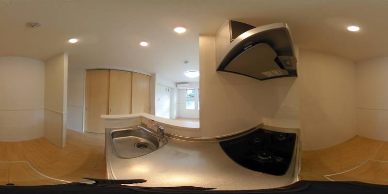 パノラマ画像キッチン
