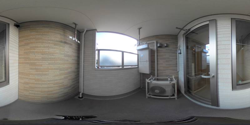 パノラマ画像バルコニー