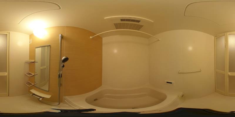 パノラマ画像バスルーム