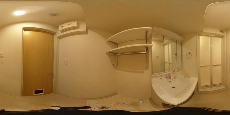 パノラマ画像洗面所