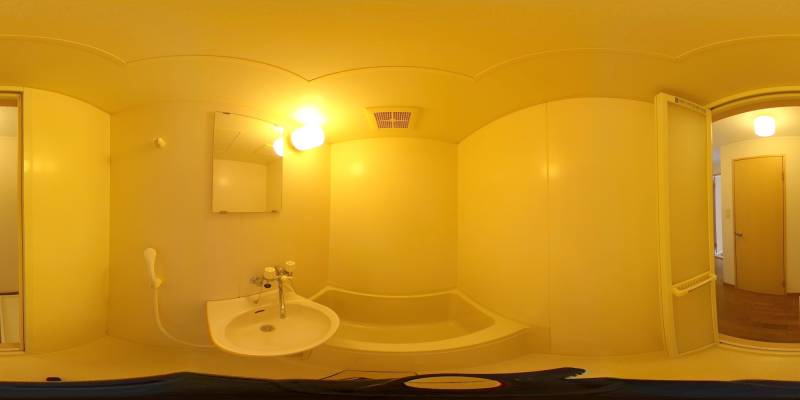 パノラマ画像バスルーム