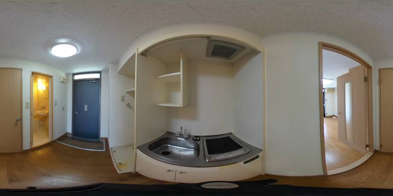 パノラマ画像キッチン